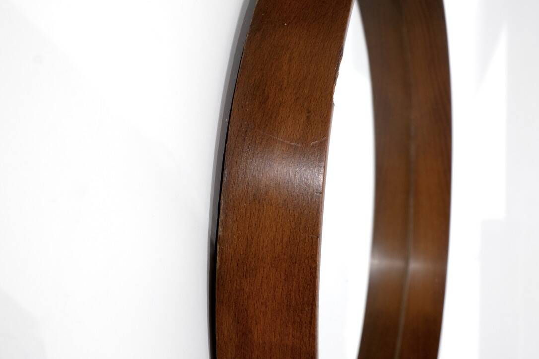 Vintage wooden mirror, Italy, 1960s.