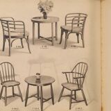 Set of 2 Thonet Armchairs, Model B246, 1930s, Restored & Reupholstered