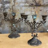 Candelabra pair