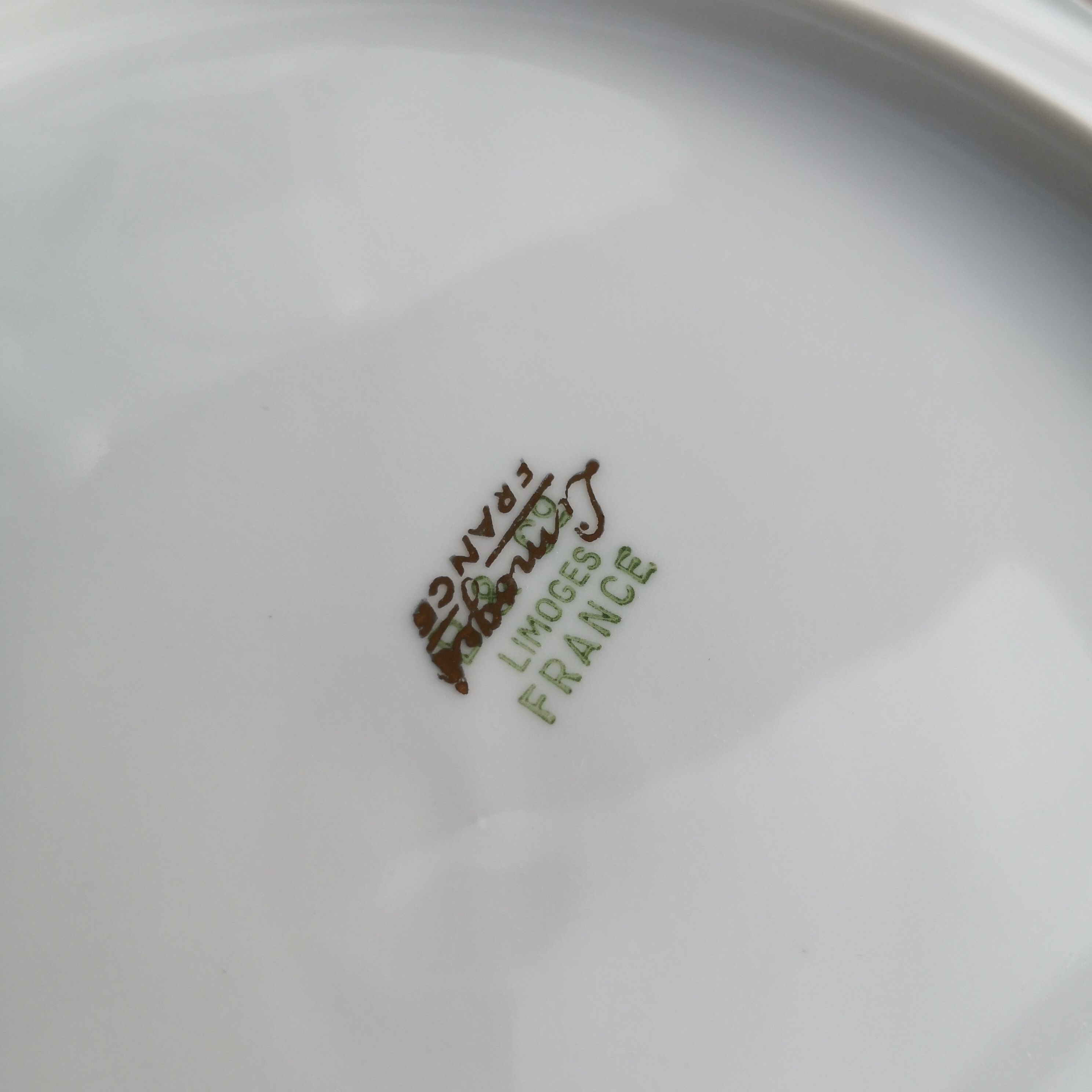 Service 16 porcelain plates from Limoges