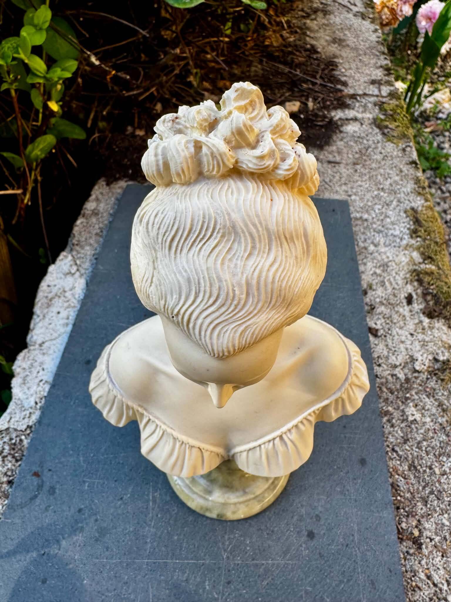 Buste de Manon Lescaut signé Arnaldo Giannelli