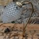 Brass pine cone lamp