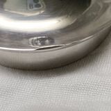 tea and coffee set 5 pieces in silver metal Gallia for Christofle model "Malmaison"