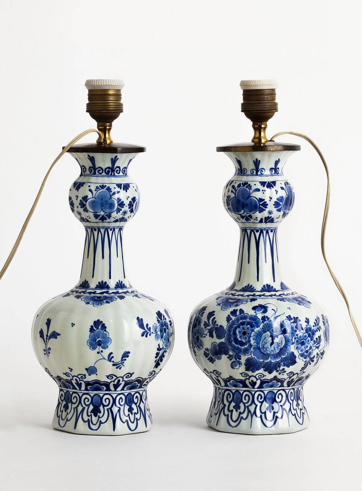 Delft ceramic lamps