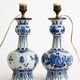 Delft ceramic lamps