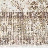 2x9 Floral Vintage Runner Rug, 75x273Cm