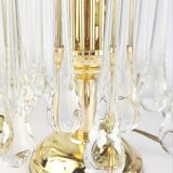 Murano glass waterfall drop lamp