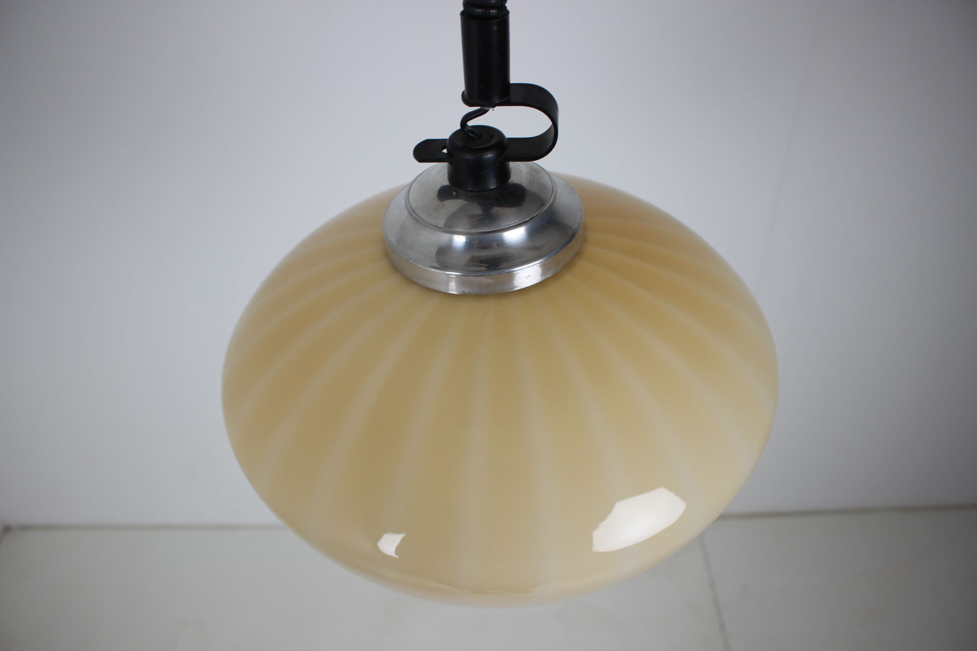 Mid-century glass pendant, 1970's