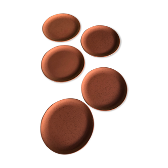 Lot of 5 dessert plates