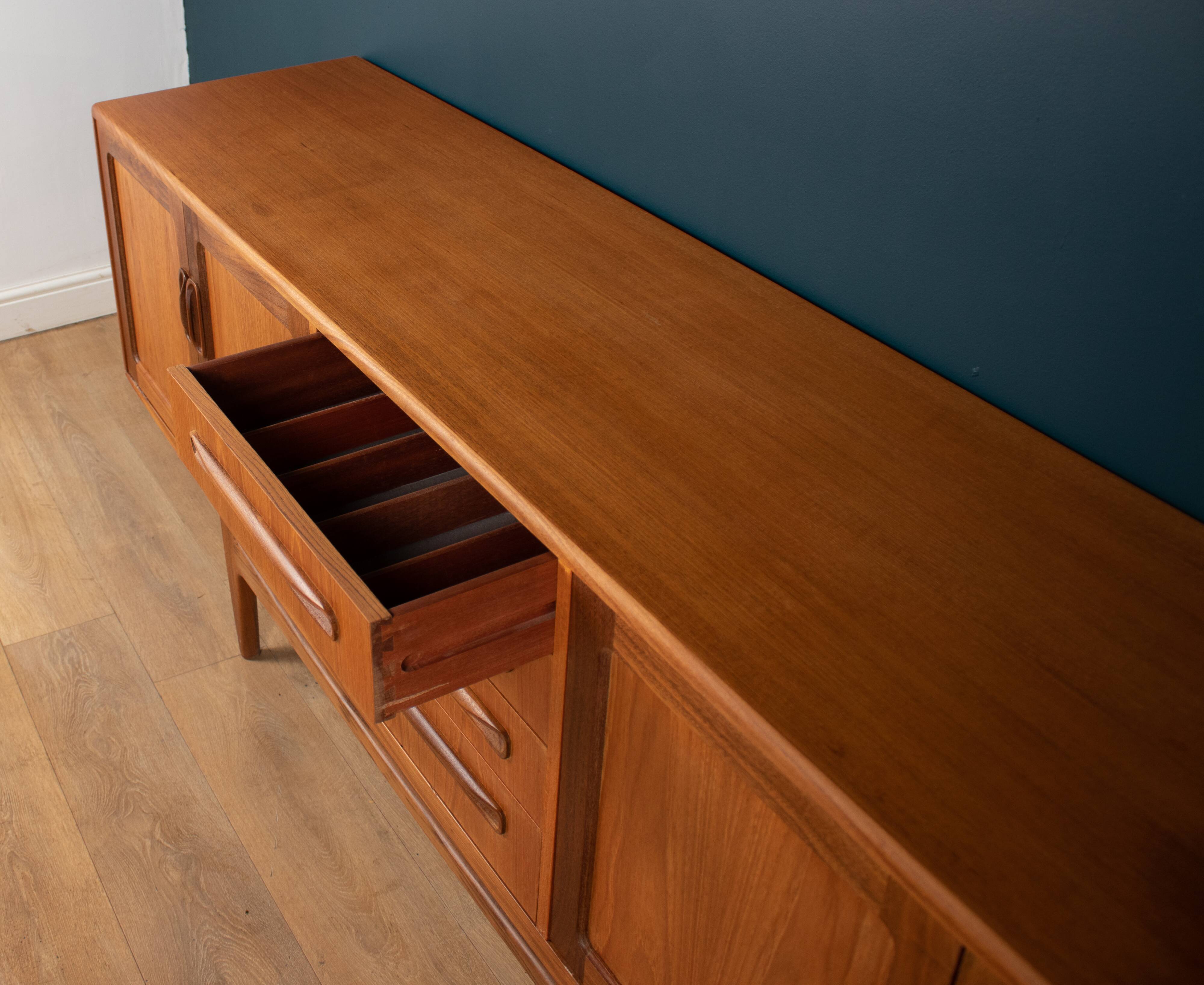 Long Restored Teak Retro 1960s G Plan Fresco Long John Mid Century Sideboard