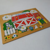puzzle en bois Fisher Price la ferme.