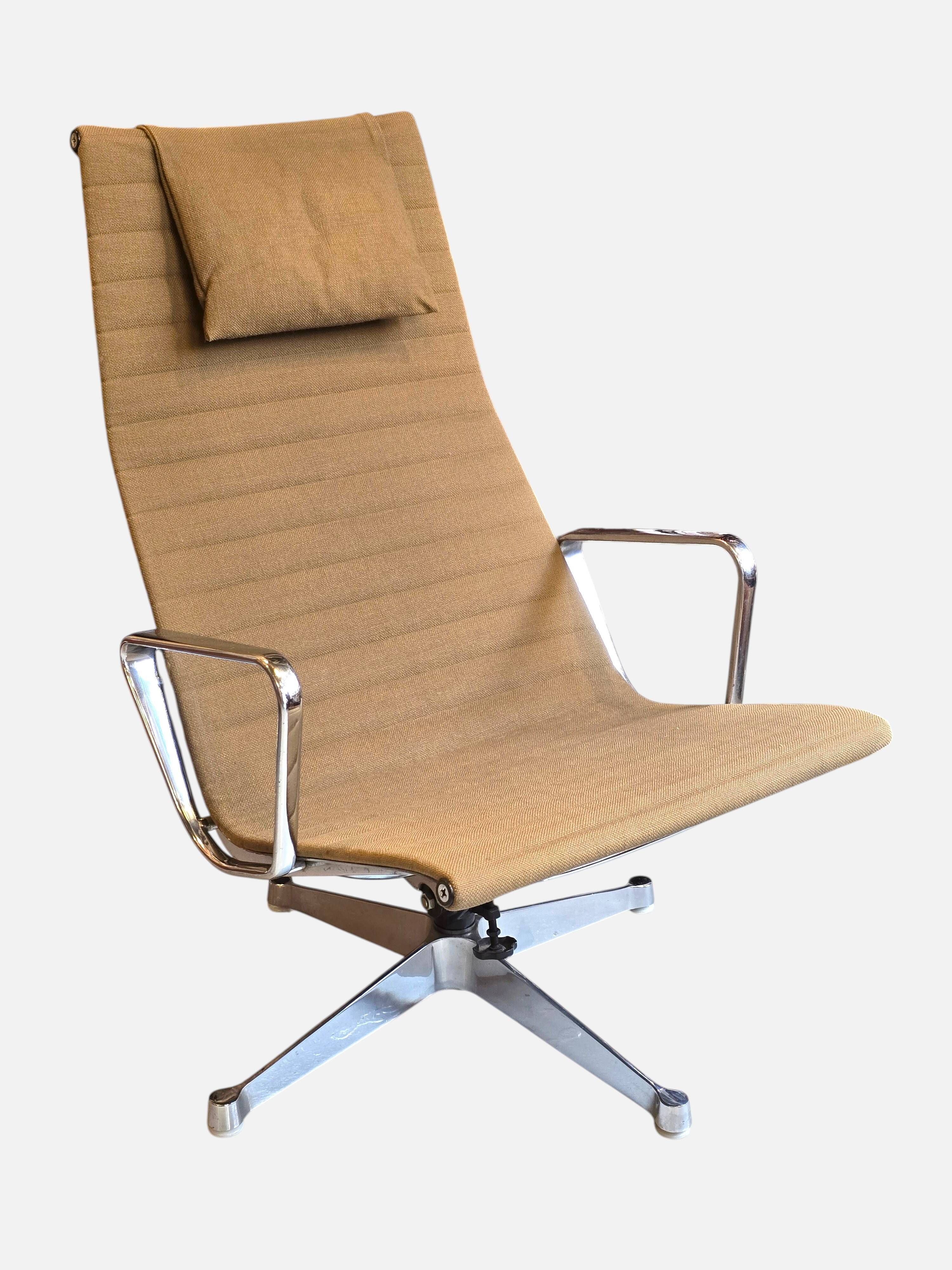 Charles & Ray Eames - Lounge Chair EA 124 - Aluminium Group, H. Miller 1960/70