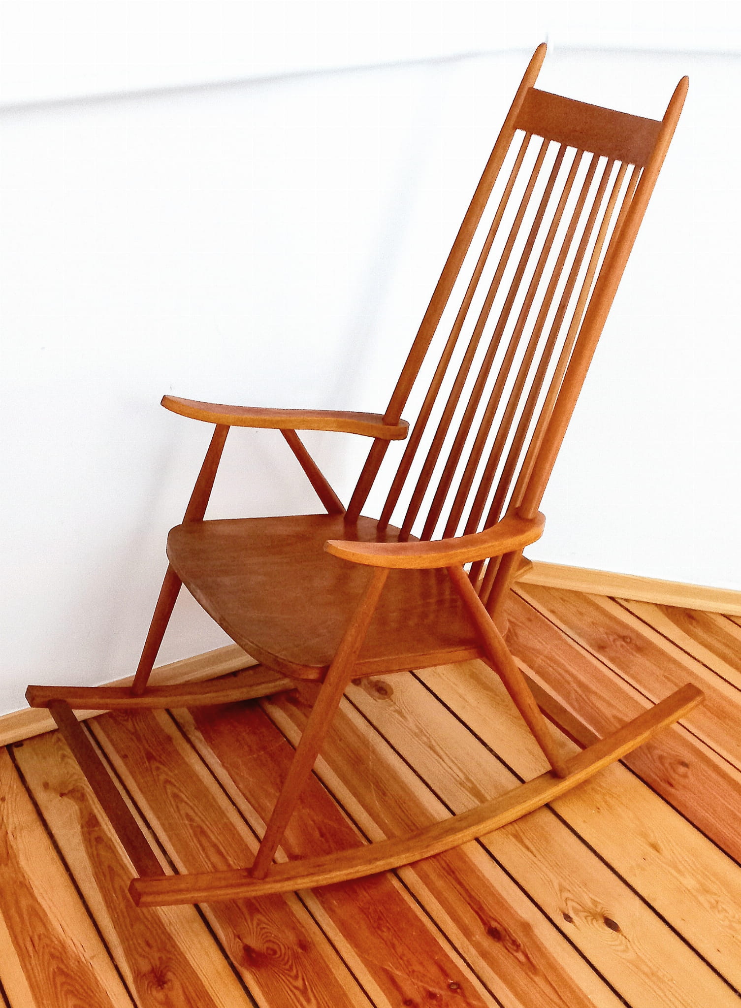Rocking chair Holesov, Czechoslovakia 60s, Vintage, Retro