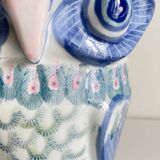 Cache-pot chouette vintage en porcelaine de Chine