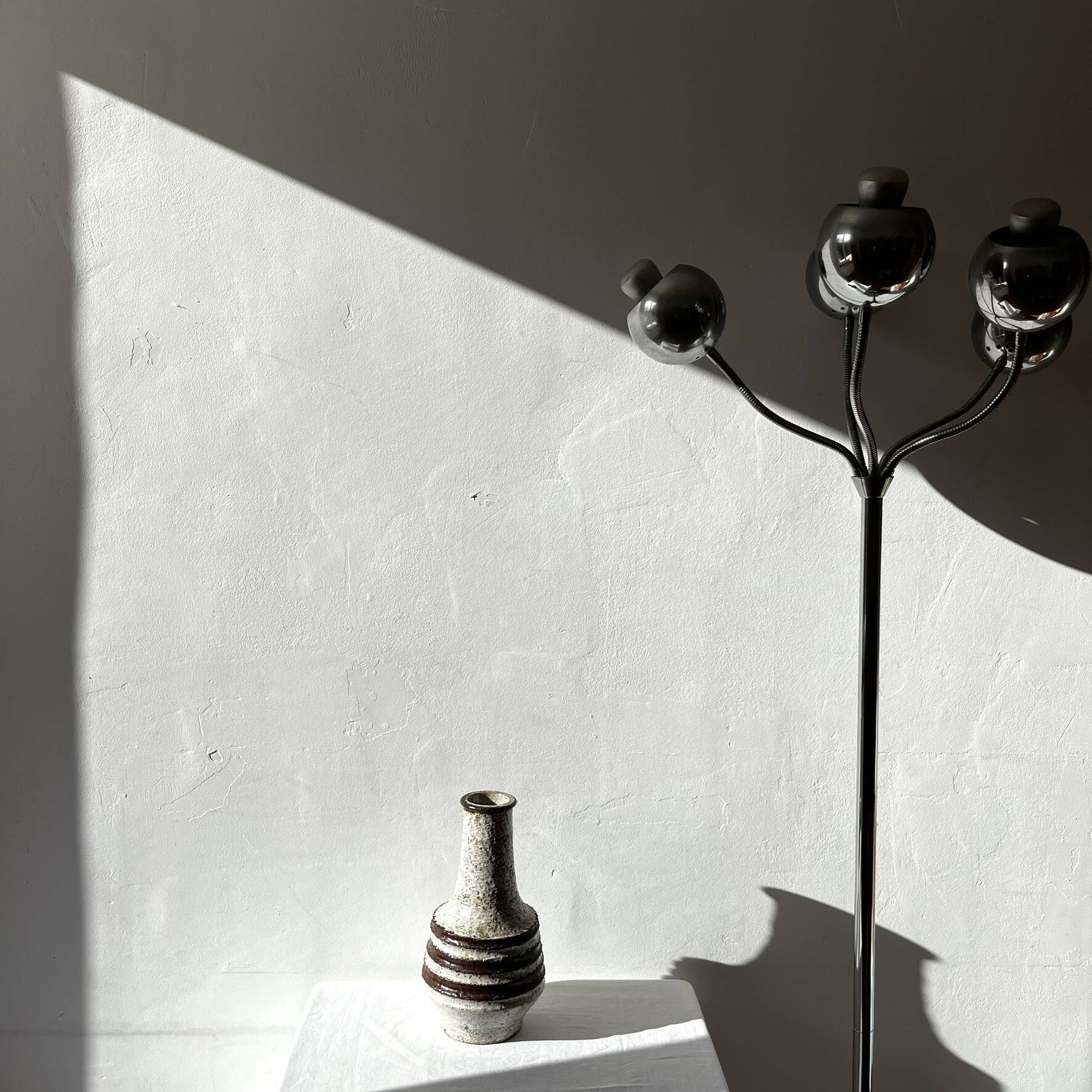 Vintage ceramic vase - brutalist / mid-century style