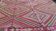 Vintage kilim carpet with diamond patterns 160x240cm