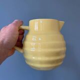 Ancien pichet jaune Ste Amandinoise St Amand