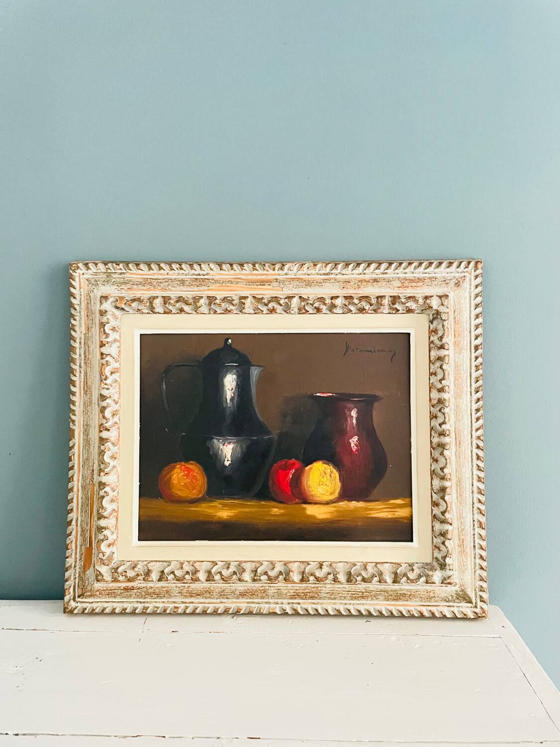 Old still life signed Potamianos