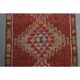 1970s Vintage Turkish Oushak Handmade  Orange Runner Rug 78x362