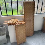 Large rattan shelf 1960