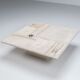Brutalist white square coffee table artwork The Netherlands 1970