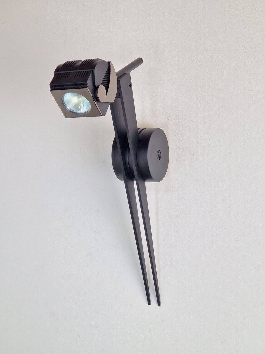 Postmodern Metal Wall Spot Lamp from Debsch Aster, Italy, 1980s