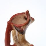 Berber Kabyle pottery with terracotta handle, 70s