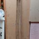 Pair of vintage wooden skis 206 cm color Blue