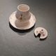 Innocenti mustard pot from Aubagne, handmade with a wooden spoon.
