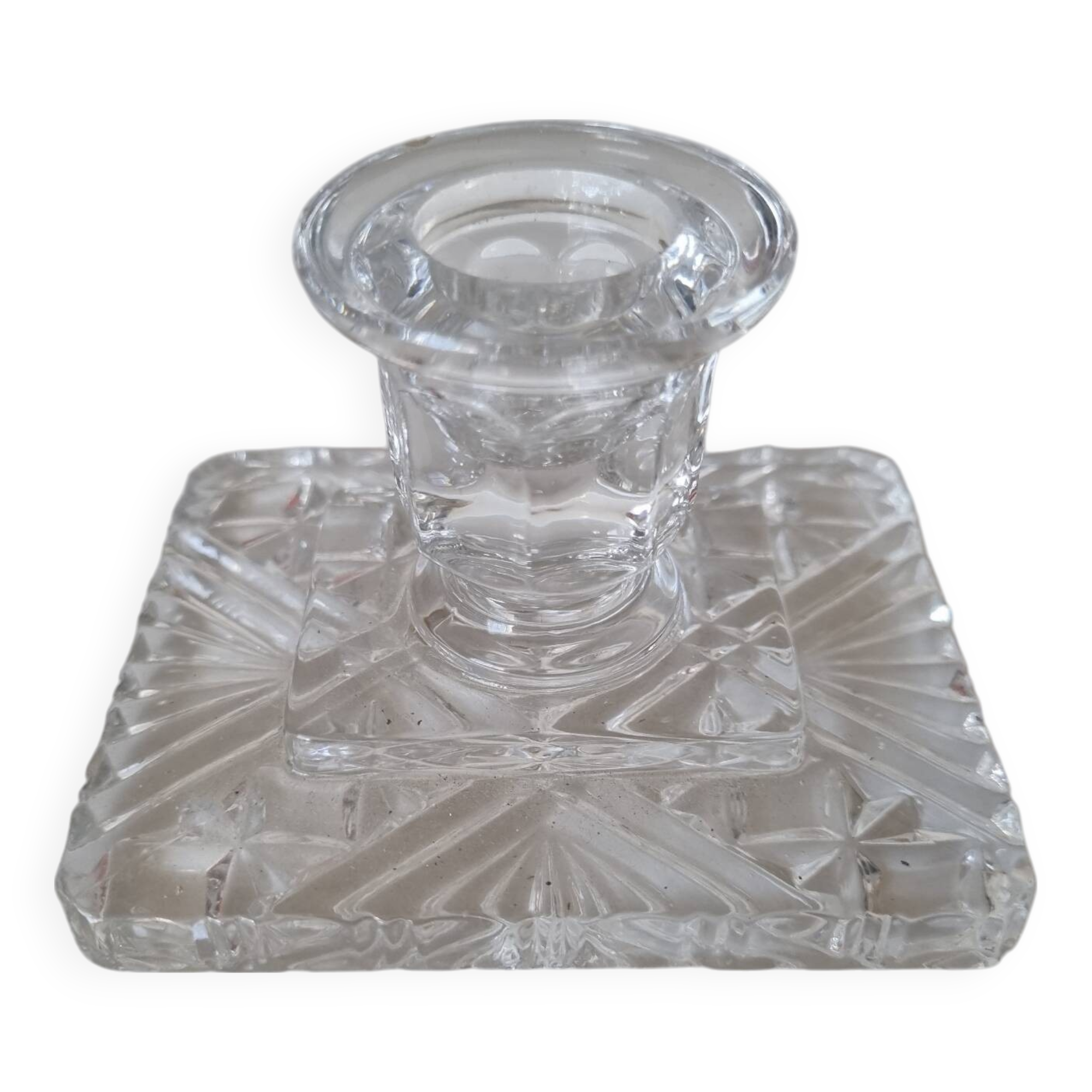 Crystal candle holder