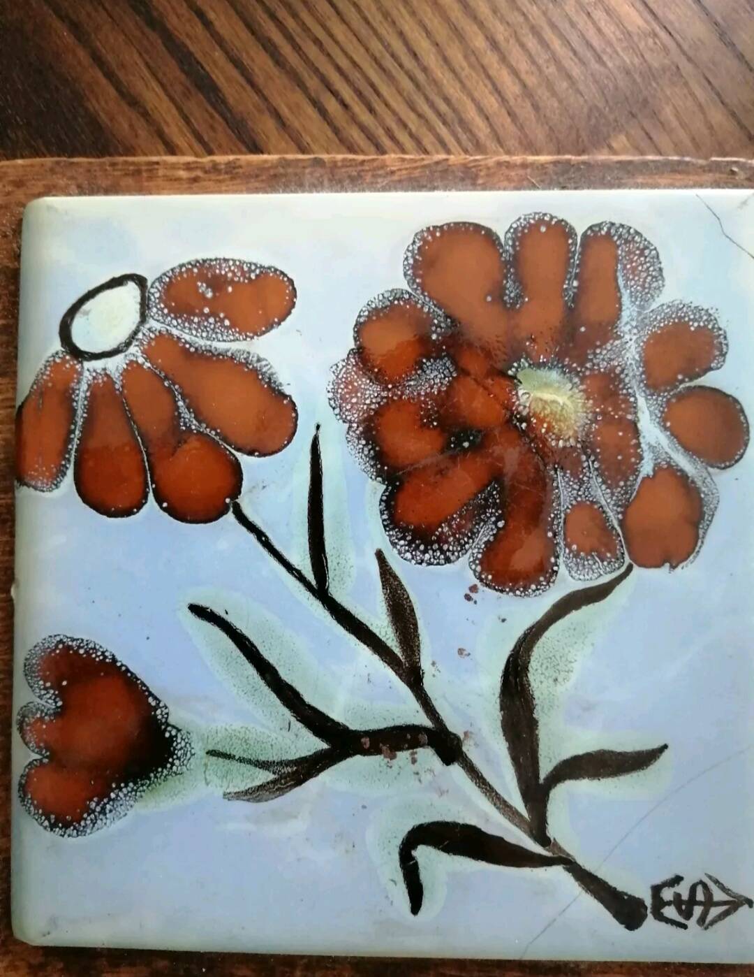 Dessous de plat fleurs Vallauris