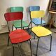 Chaises en formica vintage