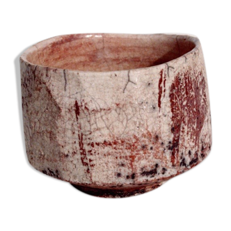 Vintage artisan raku bowl