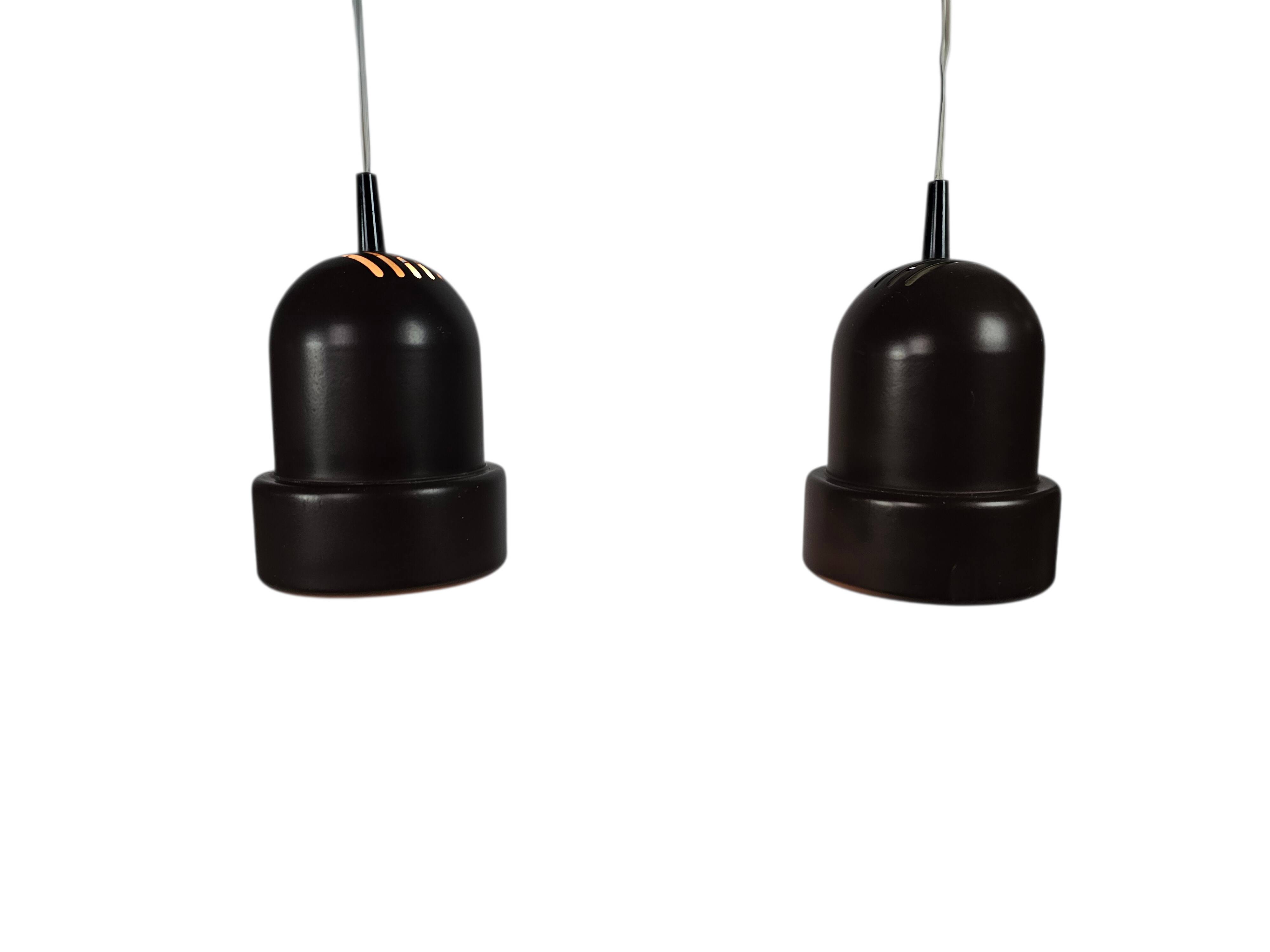 Philips - NWS series - pendant lamps (2) - cylinder pendant lamp - brown -