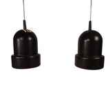 Philips - NWS series - pendant lamps (2) - cylinder pendant lamp - brown -