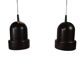 Philips - NWS series - pendant lamps (2) - cylinder pendant lamp - brown -
