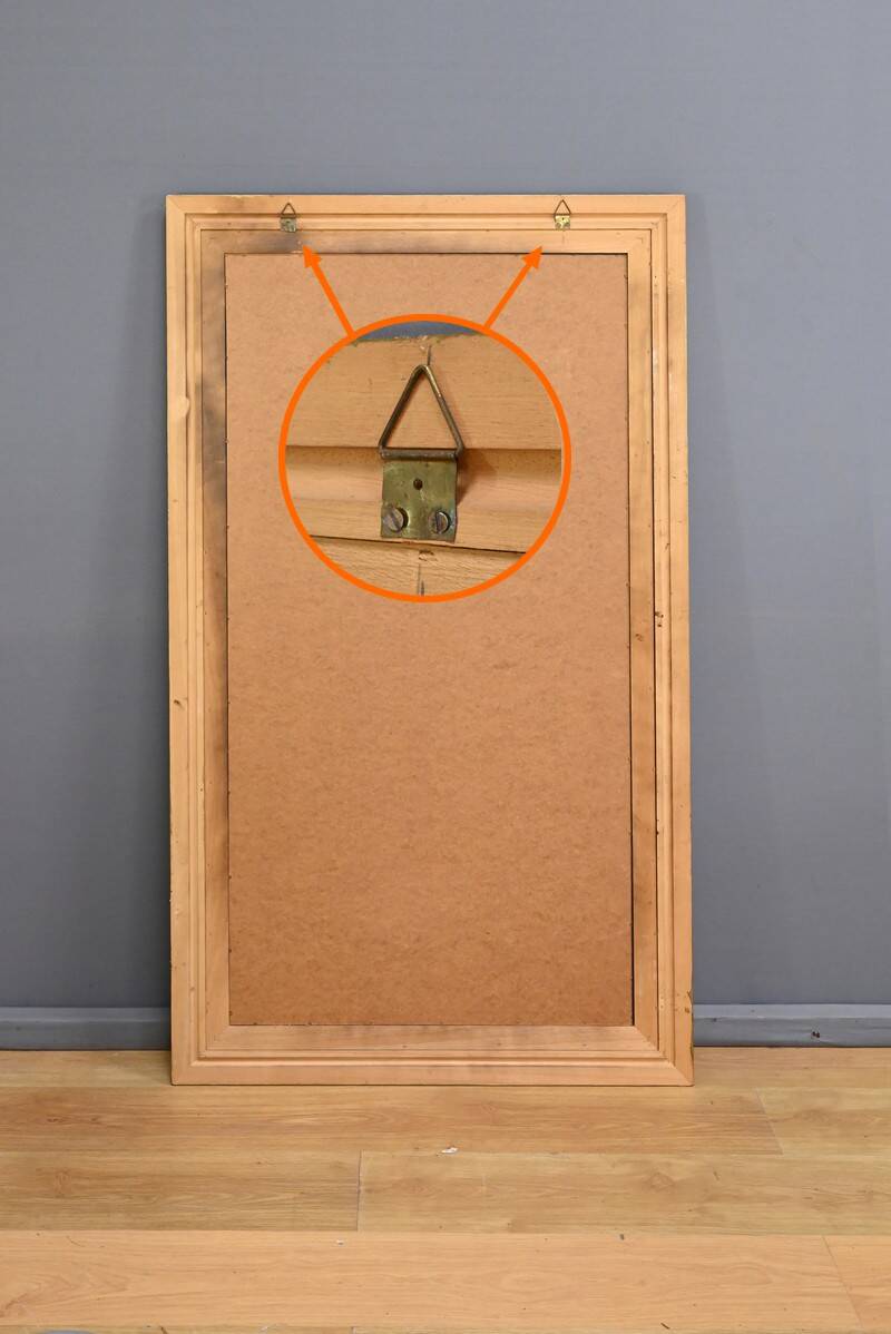 Rectangular Gilded Wood Mirror – 1950