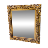 Antique gilded mirror 27x24cm