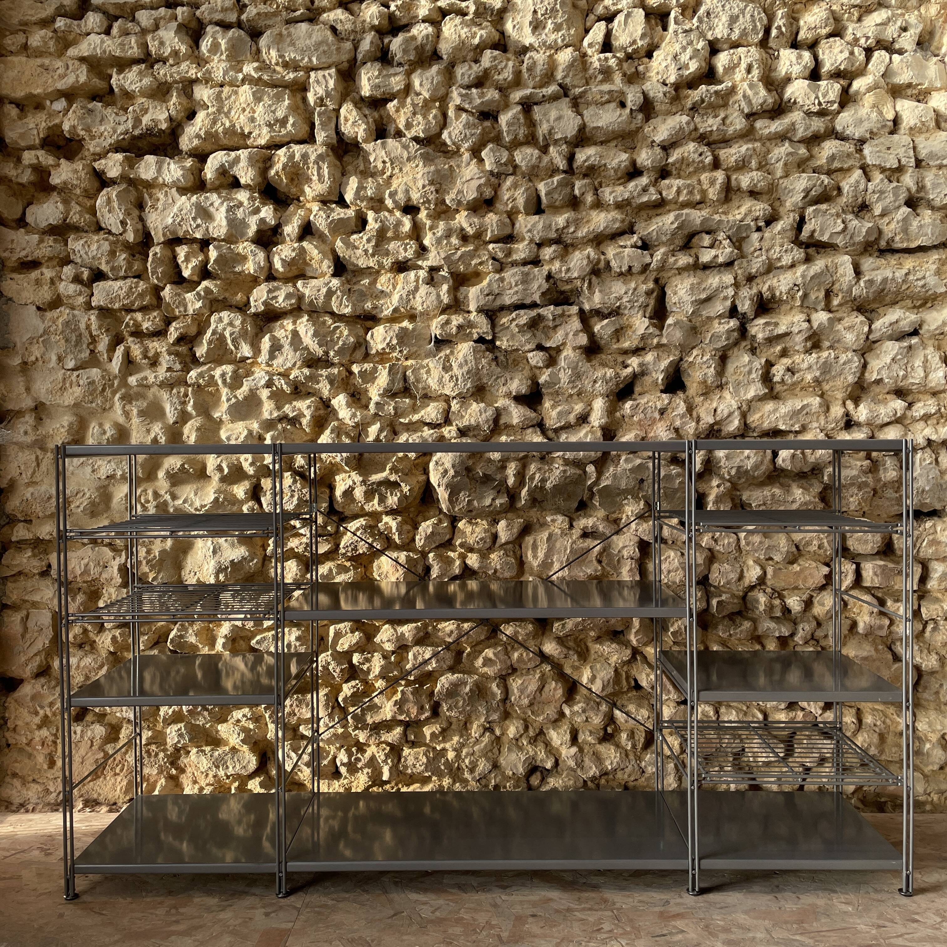 Modular metal shelf Niels Gammelgård - IKEA