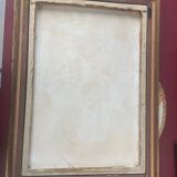 Large framed flower painting