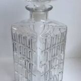 70s glass whiskey decanter