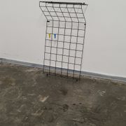Vintage metal coat and hat rack