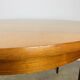 Scandinavian round extendable table, teak, 1960s