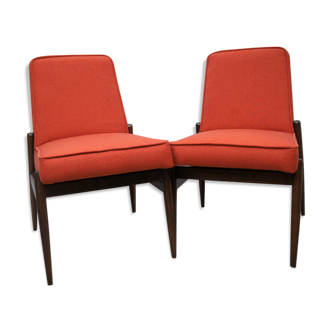Paire de fauteuils Zamość furniture factory 1960s