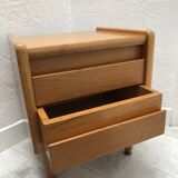 Bedside table / wooden sofa end, 1970s/1980s