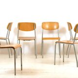 6 chairs by Gustav Hassenpflug 1960
