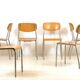 6 chaises par Gustav Hassenpflug 1960