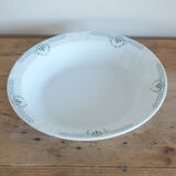 Plat creux en Terre de Fer Gien service Clara