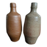 Set of 2 bottles in stoneware