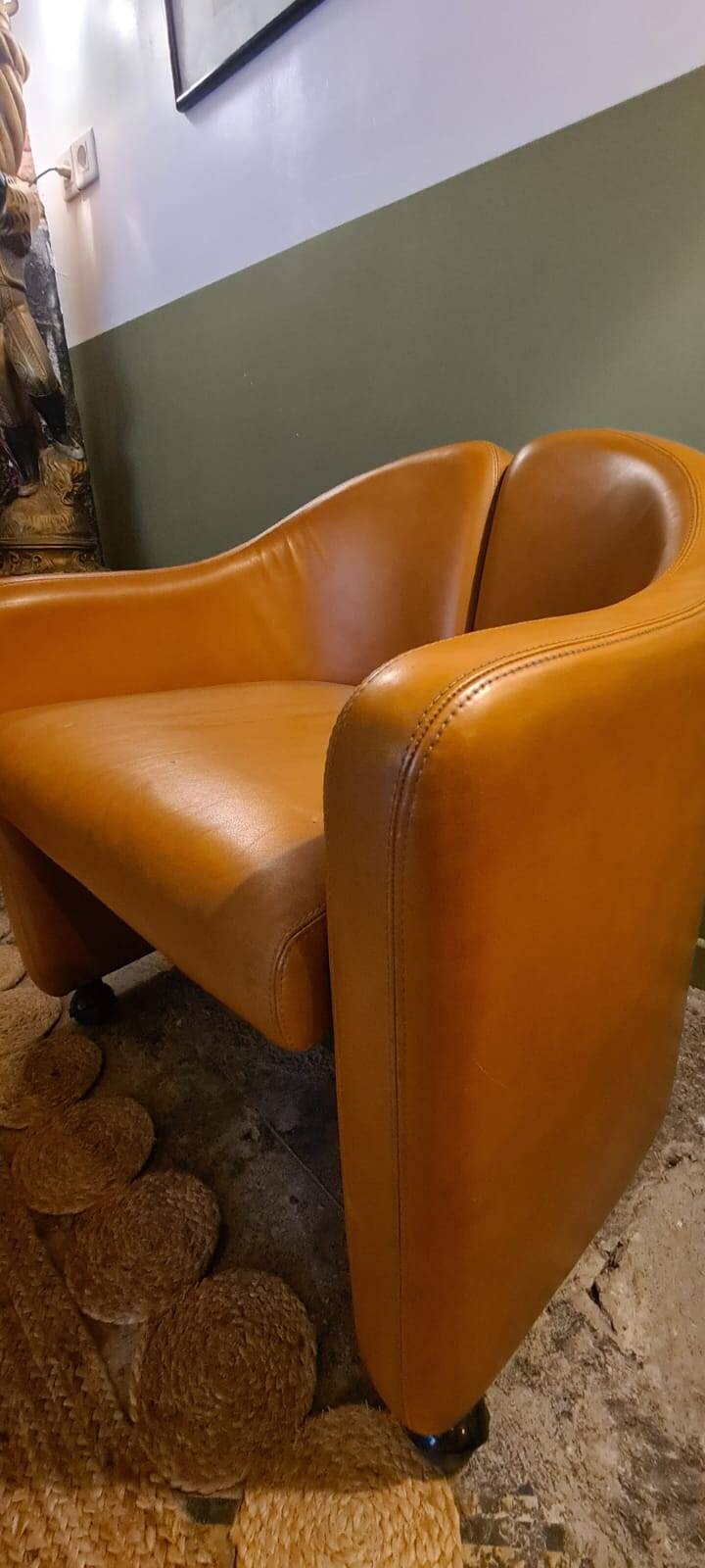 Pair of PS142 Eugenio GERLI armchairs